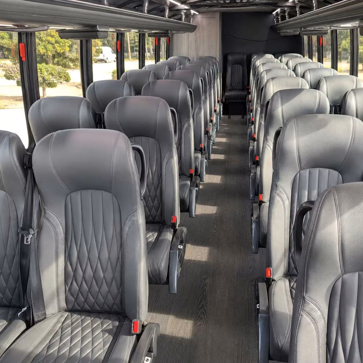 30 passenger minibus inside