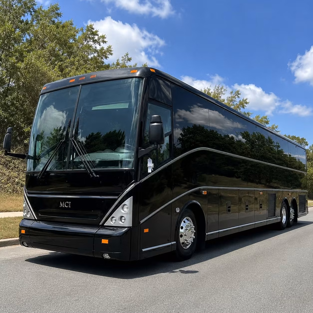 56 passenger charter bus