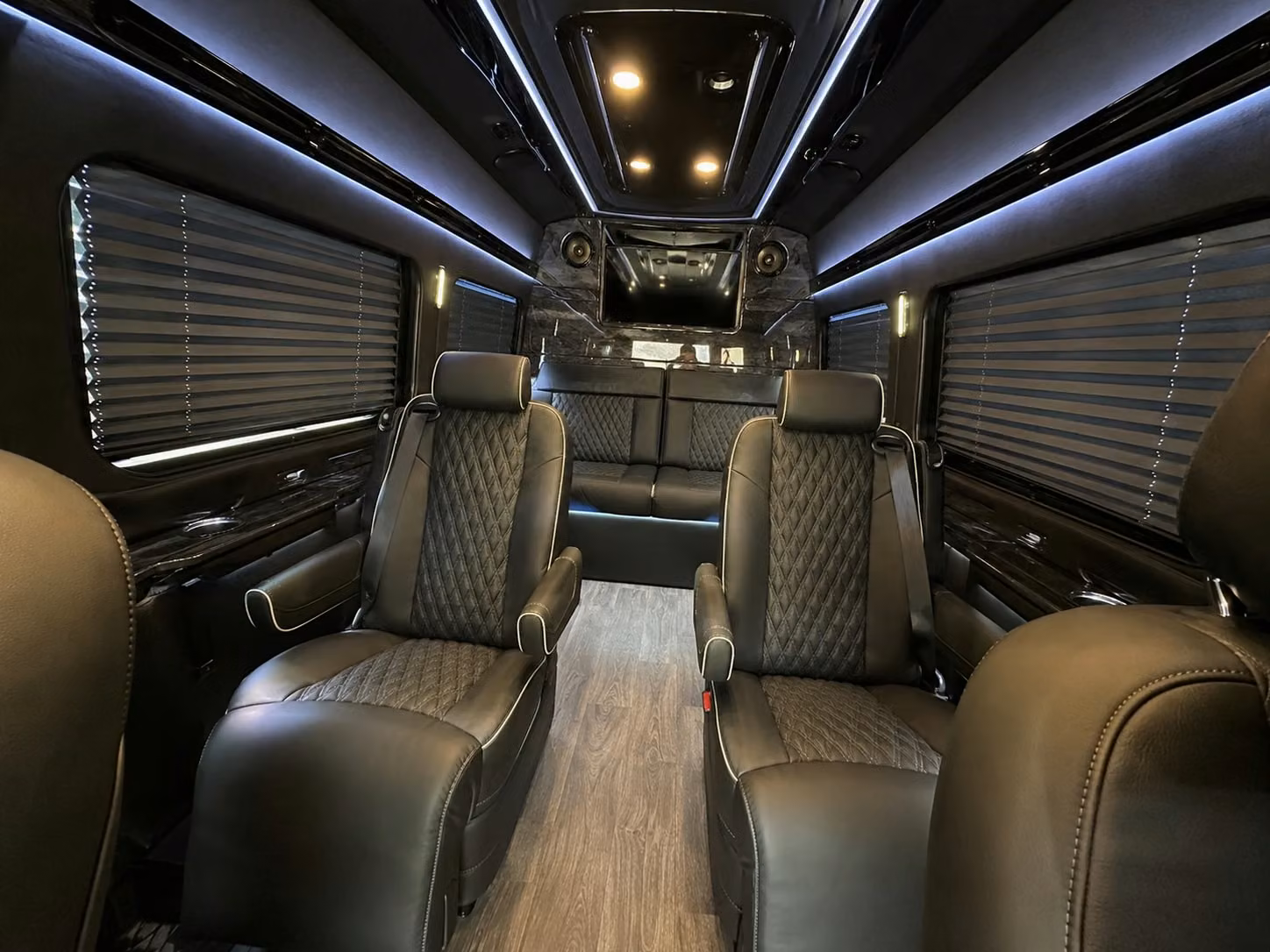 sprinter van with driver interior
